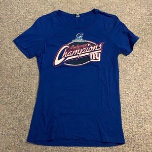 Juniors Large NY Giants Conference Champions Shirt